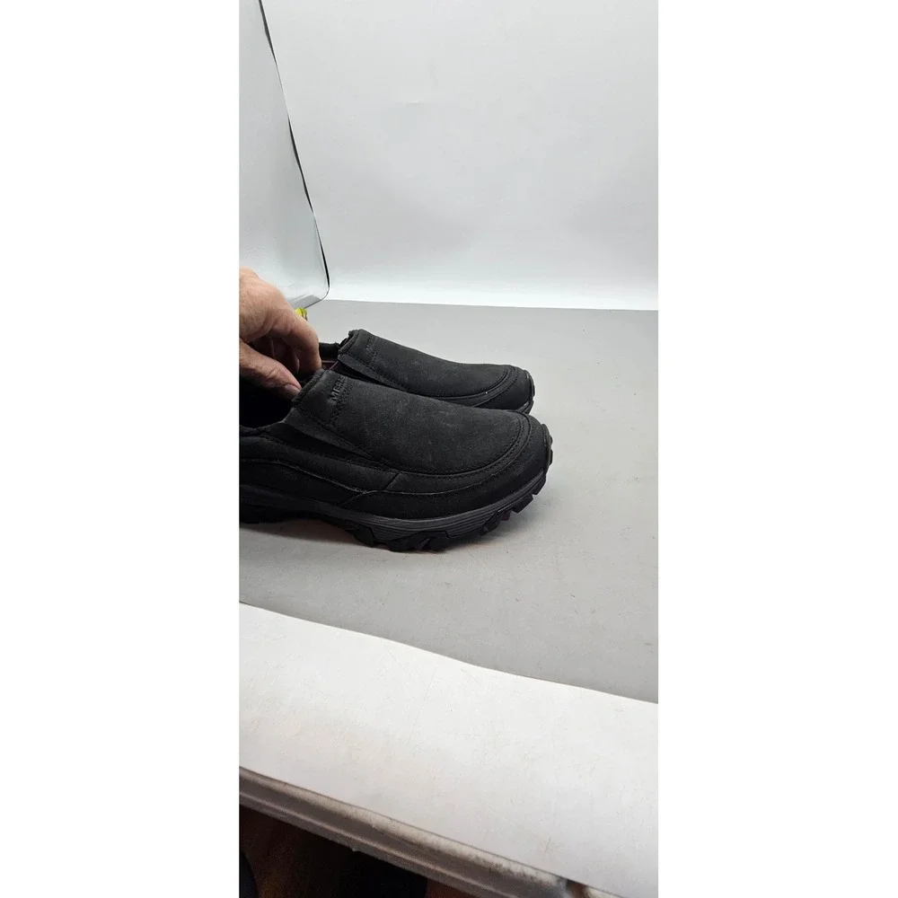 Merrell Coldpack Ice+ Moc Waterproof Black Vibram Arctic Grip J15752 Womens 8